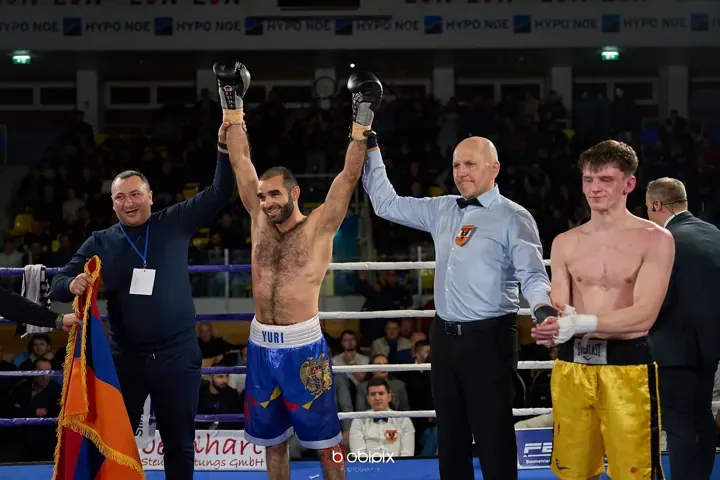 Yuri Sakunts — Ringside victory announcement