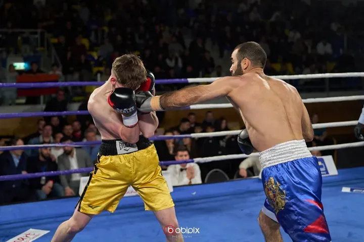 Yuri Sakunts — Straight punch in competition
